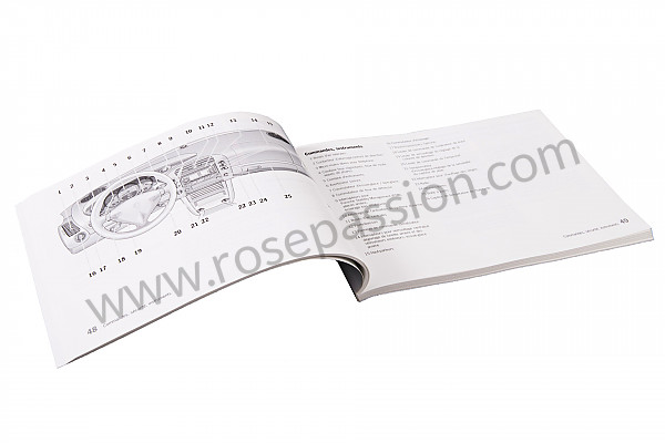 P84831 - User and technical manual for your vehicle in french 911 turbo 2002 for Porsche 