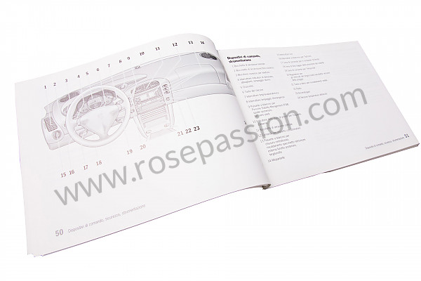 P83675 - Betriebsanleitung und technisches handbuch für ihr fahrzeug auf italienisch 911 turbo 2001 für Porsche 996 Turbo / 996T / 911 Turbo / GT2 • 2001 • 996 turbo • Coupe • Automatikgetriebe