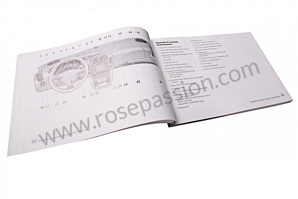 P102651 - User and technical manual for your vehicle in italian 911 turbo 2005 for Porsche 