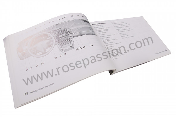 P83678 - Betriebsanleitung und technisches handbuch für ihr fahrzeug auf niederländisch 911 turbo 2002 für Porsche 