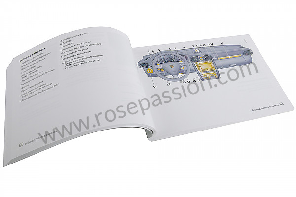 P98875 - Betriebsanleitung und technisches handbuch für ihr fahrzeug auf deutsch 911 carrera / s 2005 für Porsche 