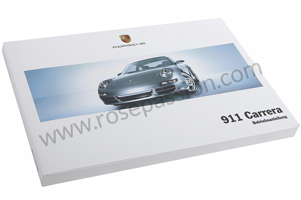 P98875 - Gebruiks- en technische handleiding van uw voertuig in het duits 911 carrera / s 2005 voor Porsche 