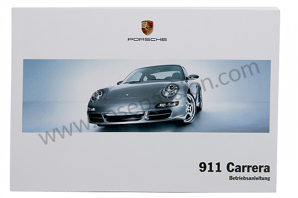 P98875 - Manuale d'uso e tecnico del veicolo in tedesco 911 carrera / s 2005 per Porsche 