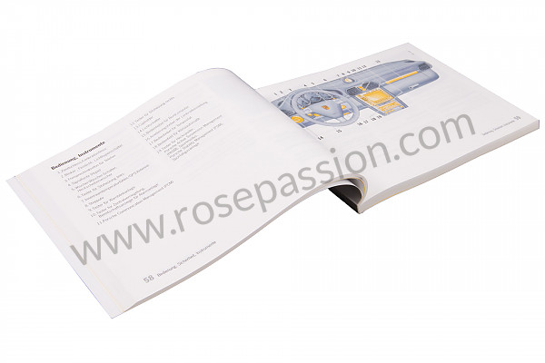 P130201 - Manual de utilización y técnico de su vehículo en alemán 911 carrera 2008 para Porsche 997-1 / 911 Carrera • 2008 • 997 c4s • Cabrio • Caja manual de 6 velocidades