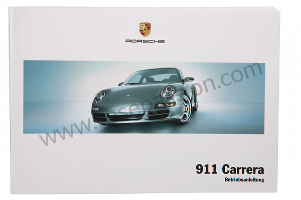 P130201 - Manuale d'uso e tecnico del veicolo in tedesco 911 carrera 2008 per Porsche 