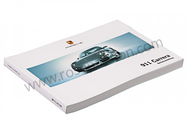 P130201 - Manuale d'uso e tecnico del veicolo in tedesco 911 carrera 2008 per Porsche 