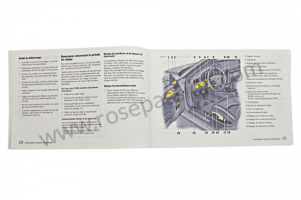 P115665 - 911 driver's manual for Porsche 997-1 / 911 Carrera • 2006 • 997 c4s • Cabrio • Manual gearbox, 6 speed