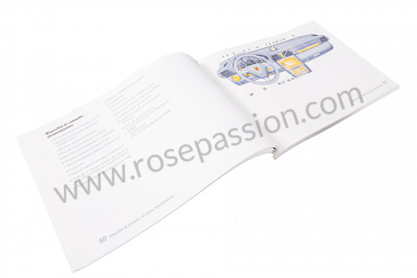 P98950 - Manual de utilización y técnico de su vehículo en italiano 911 carrera / s 2005 para Porsche 997-1 / 911 Carrera • 2005 • 997 c2s • Coupe • Caja auto