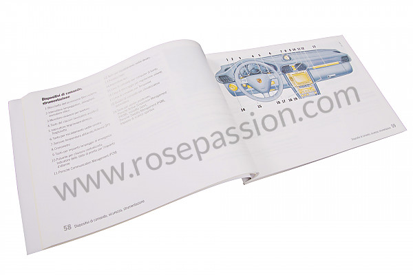 P130193 - Manuale d'uso e tecnico del veicolo in italiano 911 carrera 2008 per Porsche 