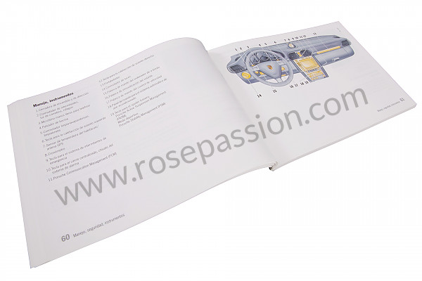 P98999 - User and technical manual for your vehicle in spanish 911 carrera / s 2005 for Porsche 997-1 / 911 Carrera • 2006 • 997 c4 • Coupe • Manual gearbox, 6 speed