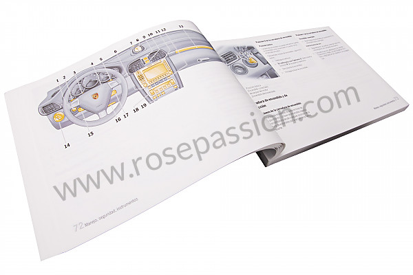P119635 - Manuel utilisation et technique de votre véhicule en espagnol 911 carrera 2007 pour Porsche 997-1 / 911 Carrera • 2007 • 997 c2s • Cabrio • Boite manuelle 6 vitesses