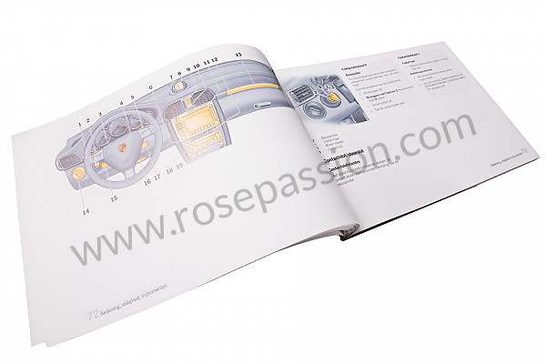 P119636 - Manual utilização e técnico do seu veículo em holandês 911 carrera 2007 para Porsche 997-1 / 911 Carrera • 2007 • 997 c4s • Targa • Caixa manual 6 velocidades