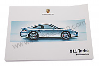 P130197 - Manual utilização e técnico do seu veículo em alemão 911 turbo 2008 para Porsche 