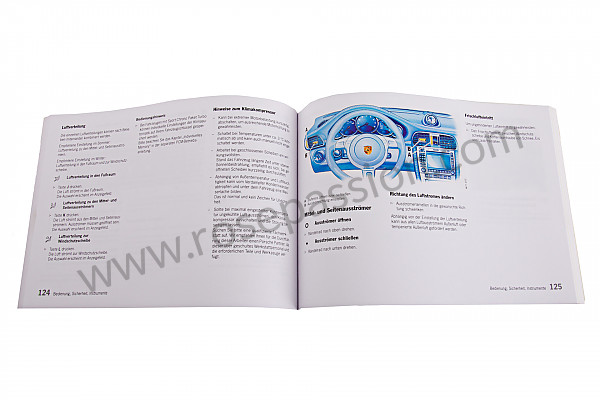 P130197 - User and technical manual for your vehicle in german 911 turbo 2008 for Porsche 