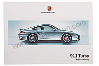 P145503 - Manuale d'uso e tecnico del veicolo in tedesco 911 turbo 2009 per Porsche 