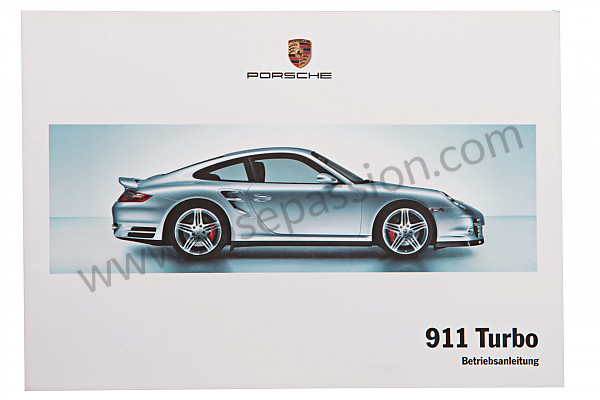 P145503 - User and technical manual for your vehicle in german 911 turbo 2009 for Porsche 