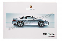 P145514 - User and technical manual for your vehicle in english 911 turbo 2009 for Porsche 