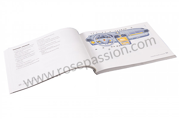 P106069 - Manuale d'uso e tecnico del veicolo in francese 911 carrera / s cabrio 2005 per Porsche 