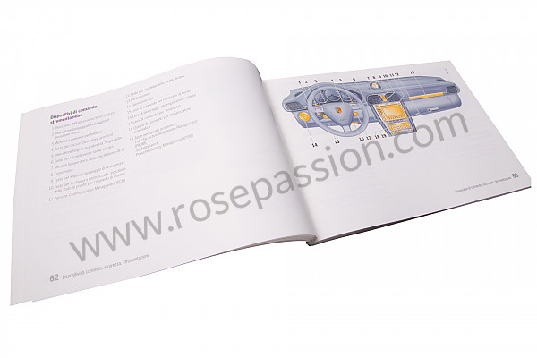 P106071 - Gebruiks- en technische handleiding van uw voertuig in het italiaans 911 carrera / s cabrio 2005 voor Porsche 997-1 / 911 Carrera • 2005 • 997 c2 • Cabrio • Manuele bak 6 versnellingen