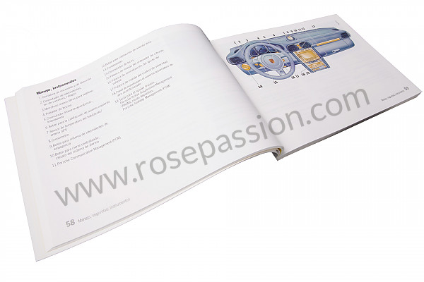 P130210 - Manual utilização e técnico do seu veículo em espanhol 911 turbo 2008 para Porsche 997 Turbo / 997T / 911 Turbo / GT2 • 2008 • 997 gt2 • Coupe • Caixa manual 6 velocidades