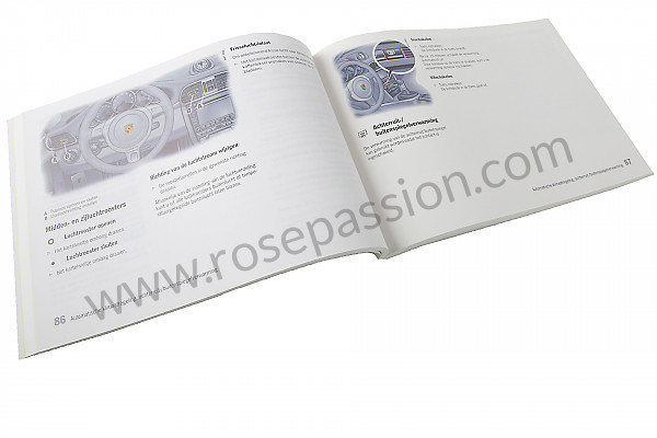 P145499 - Manuale d'uso e tecnico del veicolo in olandese 911 turbo 2009 per Porsche 997 Turbo / 997T / 911 Turbo / GT2 • 2009 • 997 turbo • Coupe • Cambio manuale 6 marce